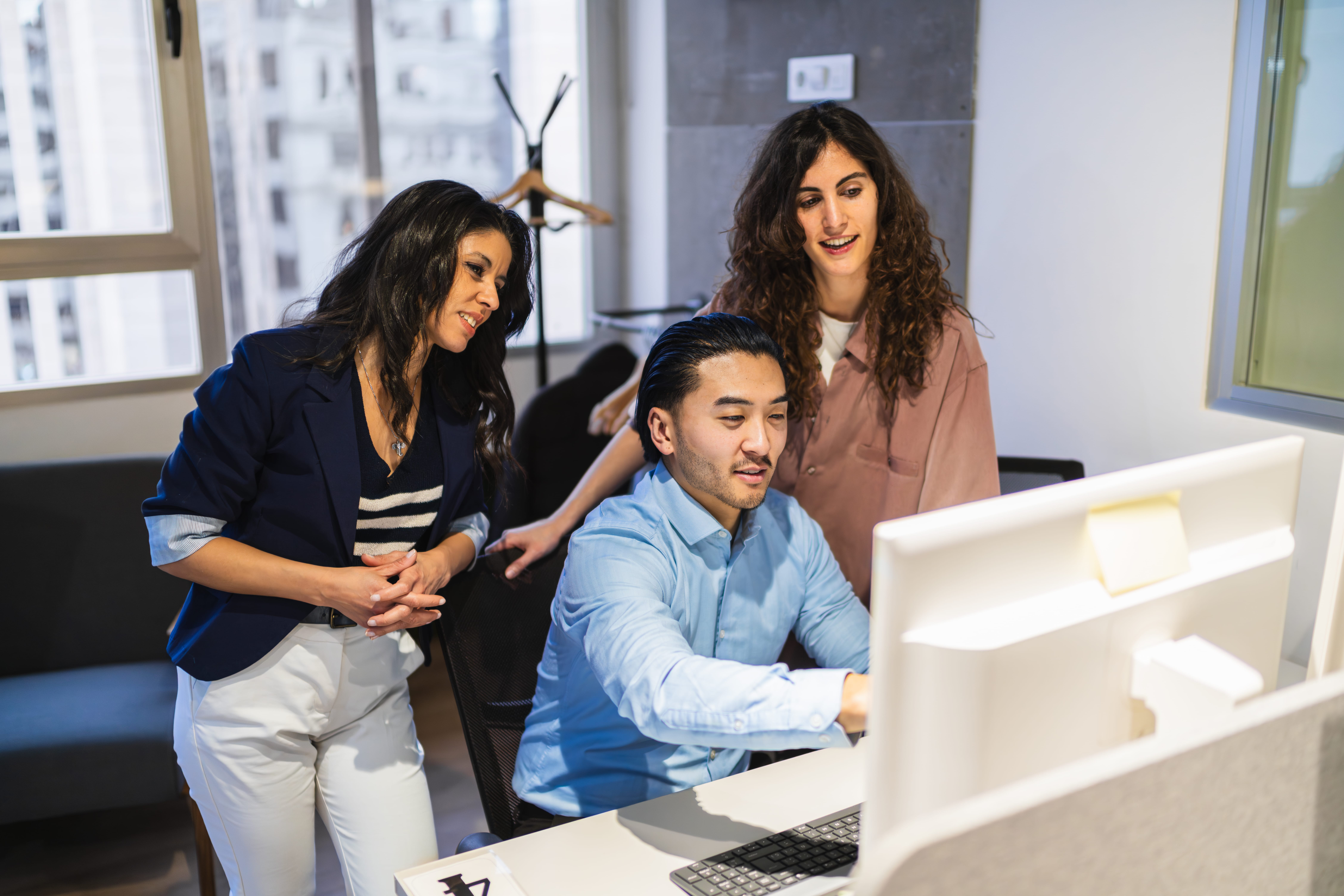 image of brainstorming session (for a productivity tools business)